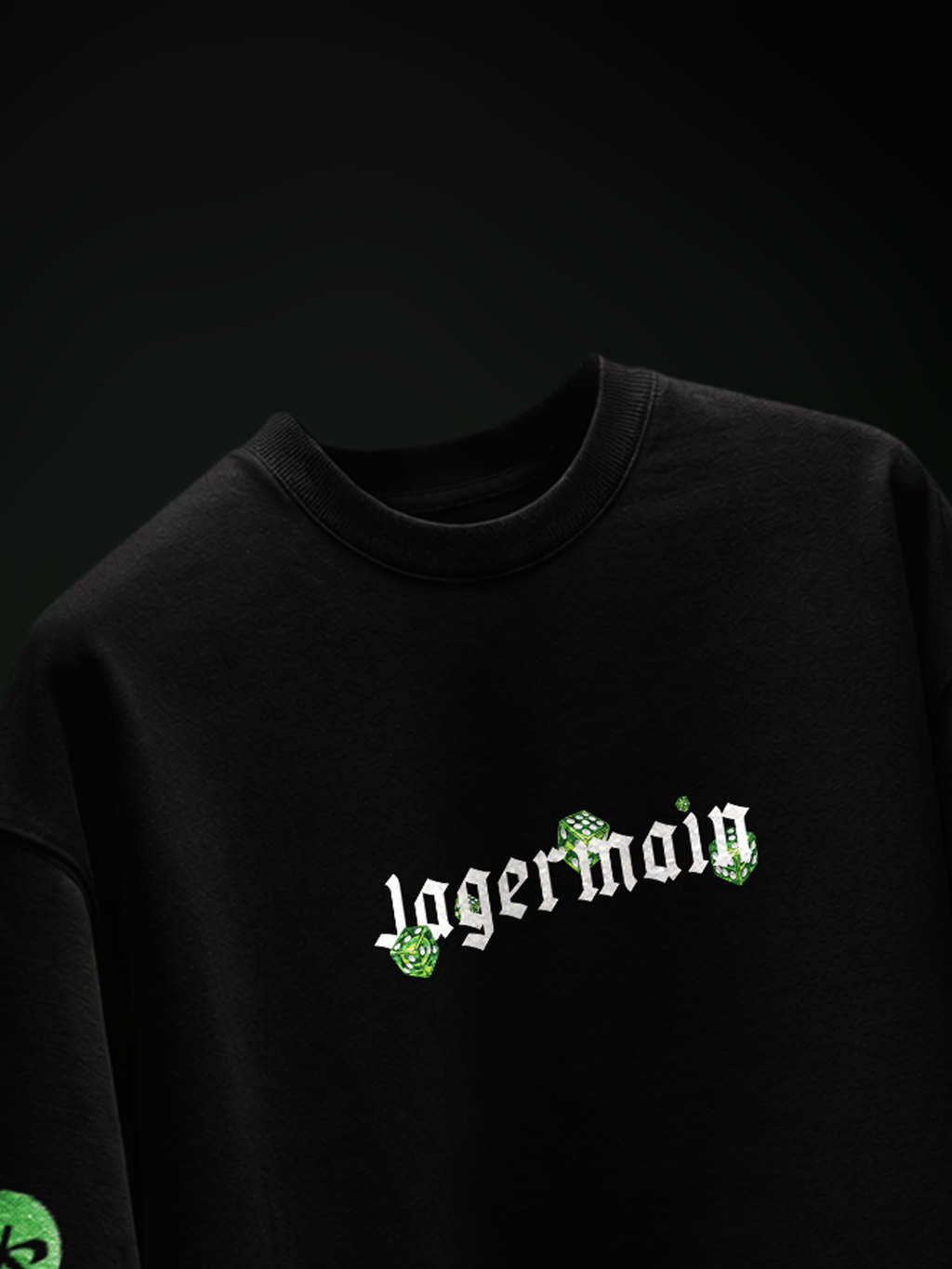 The Baddiemeister Unisex Black Oversized T-Shirt