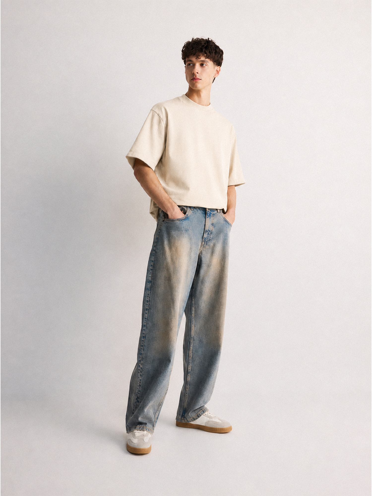 Classic Off White Unisex Oversized T-Shirt
