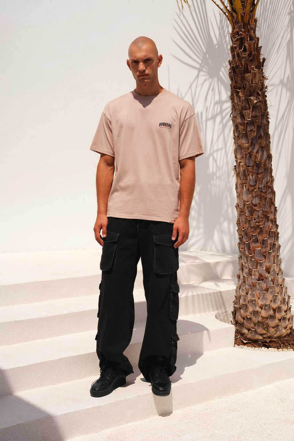 Sand Beige 100% Supima Cotton Oversized T-shirt