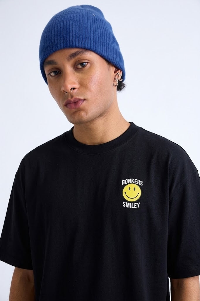 Bonkers x Smiley Originals 100% Supima Cotton Oversized T-shirt