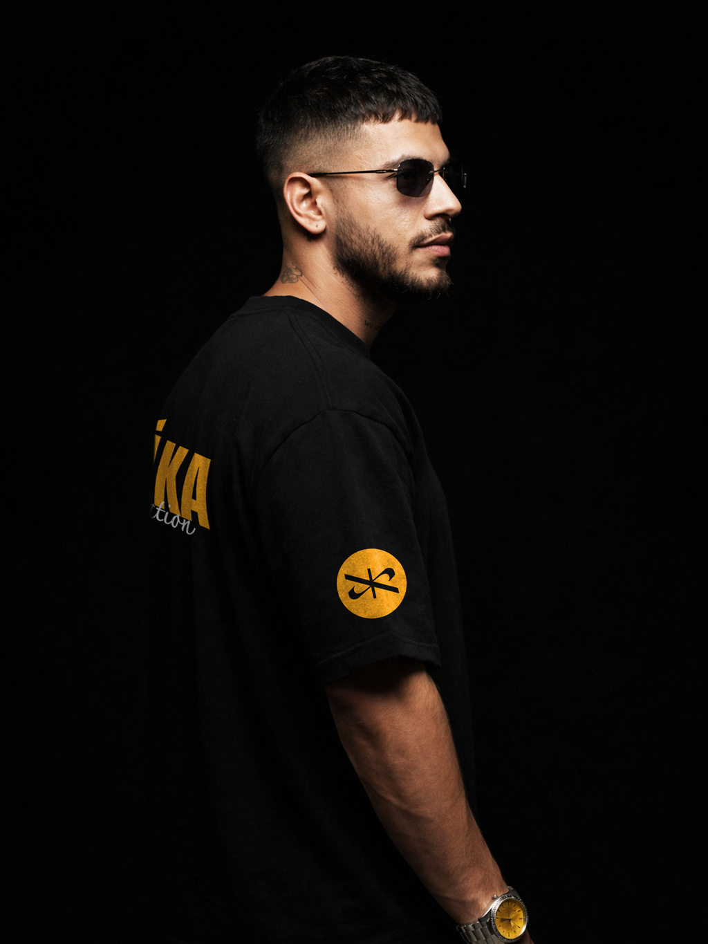 The Unapologetic Unisex Black Oversized Tshirt