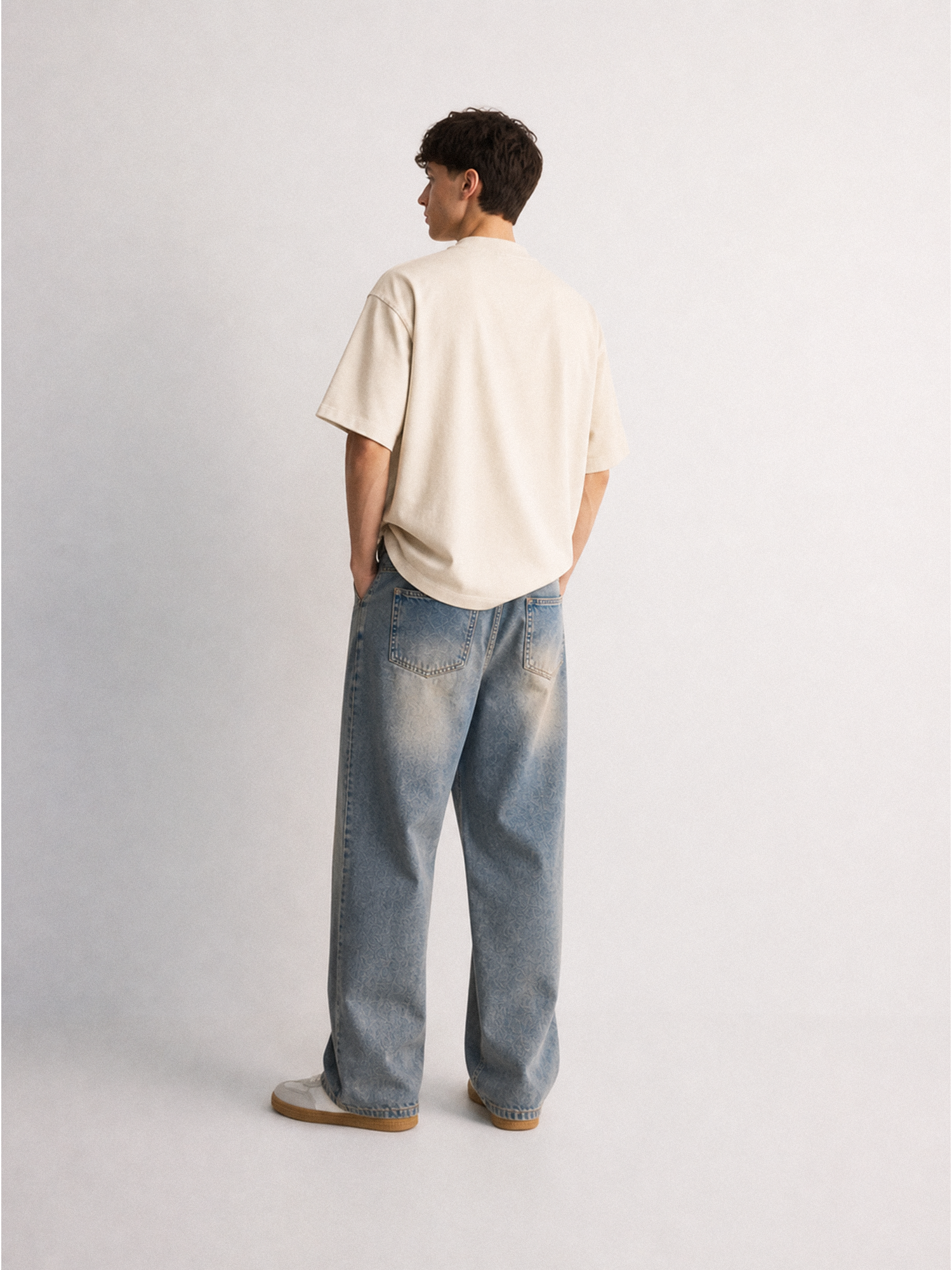 Classic Off White Unisex Oversized T-Shirt