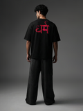 Ved Vibe Unisex Black Oversized T-Shirt