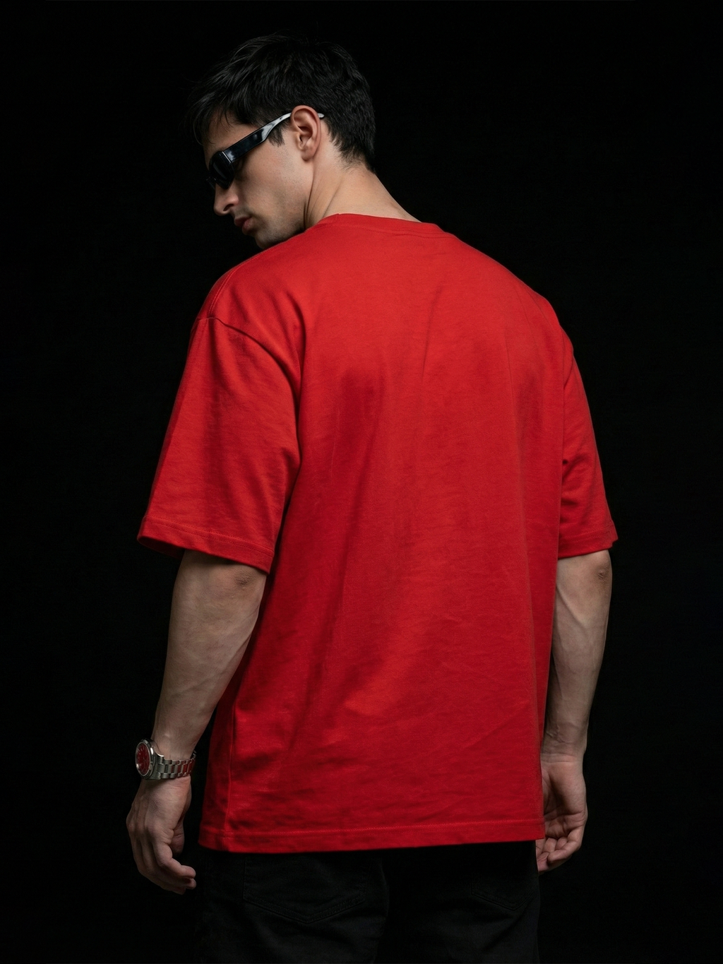 Classic Red Unisex Oversized T-Shirt