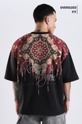 Carpedian Black Oversized Tshirt