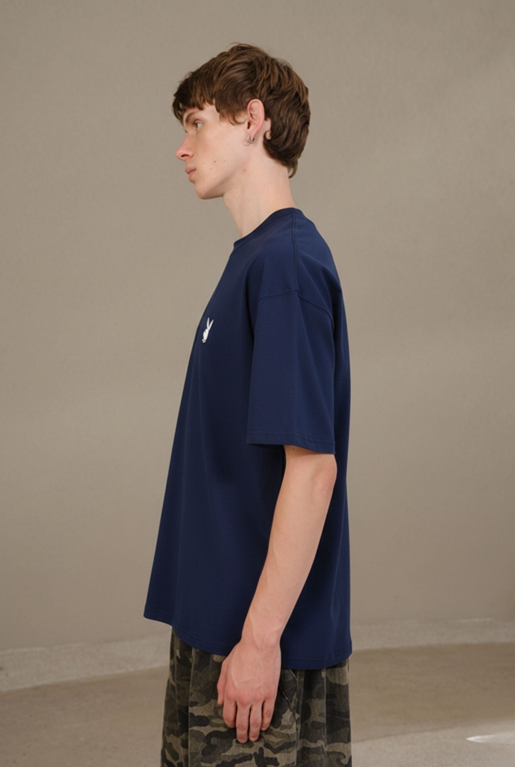Playboy Core Navy Oversized T-shirt