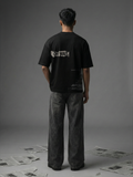 Eclipsed Dreams Unisex Black Oversized T-Shirt