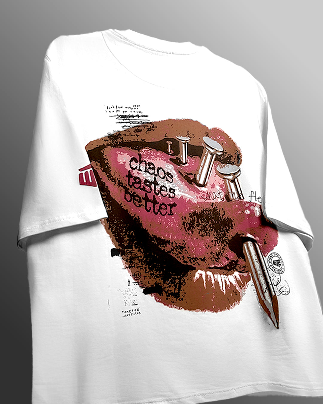 Riot Off White Boxy-Fit T-shirt