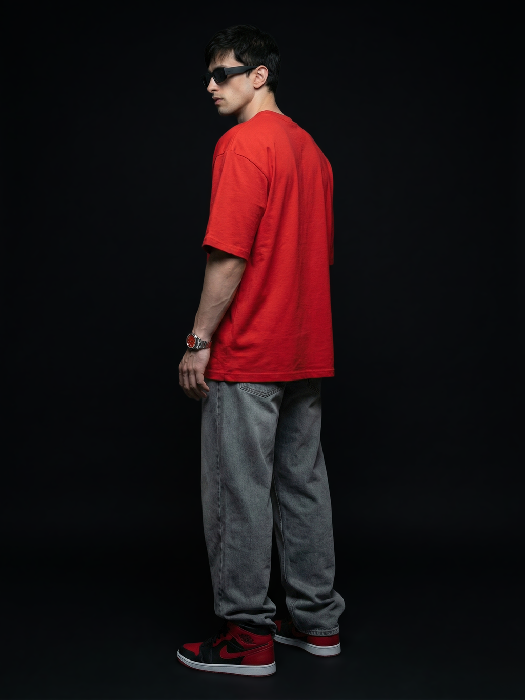 Classic Red Unisex Oversized T-Shirt