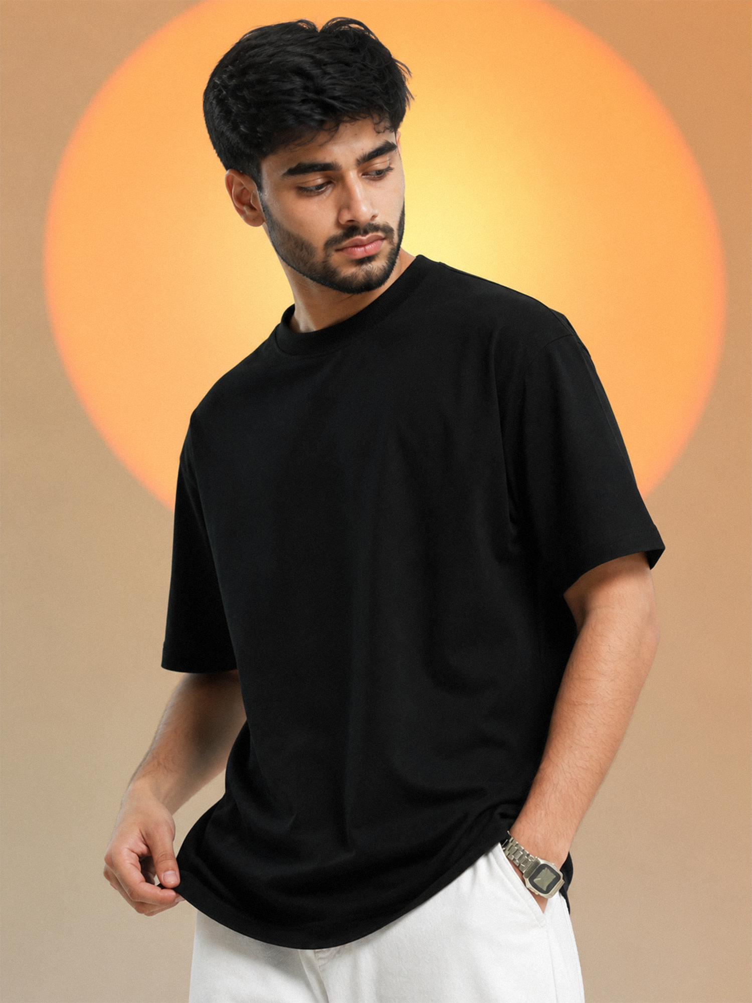 Classic Black Unisex Oversized T-Shirt