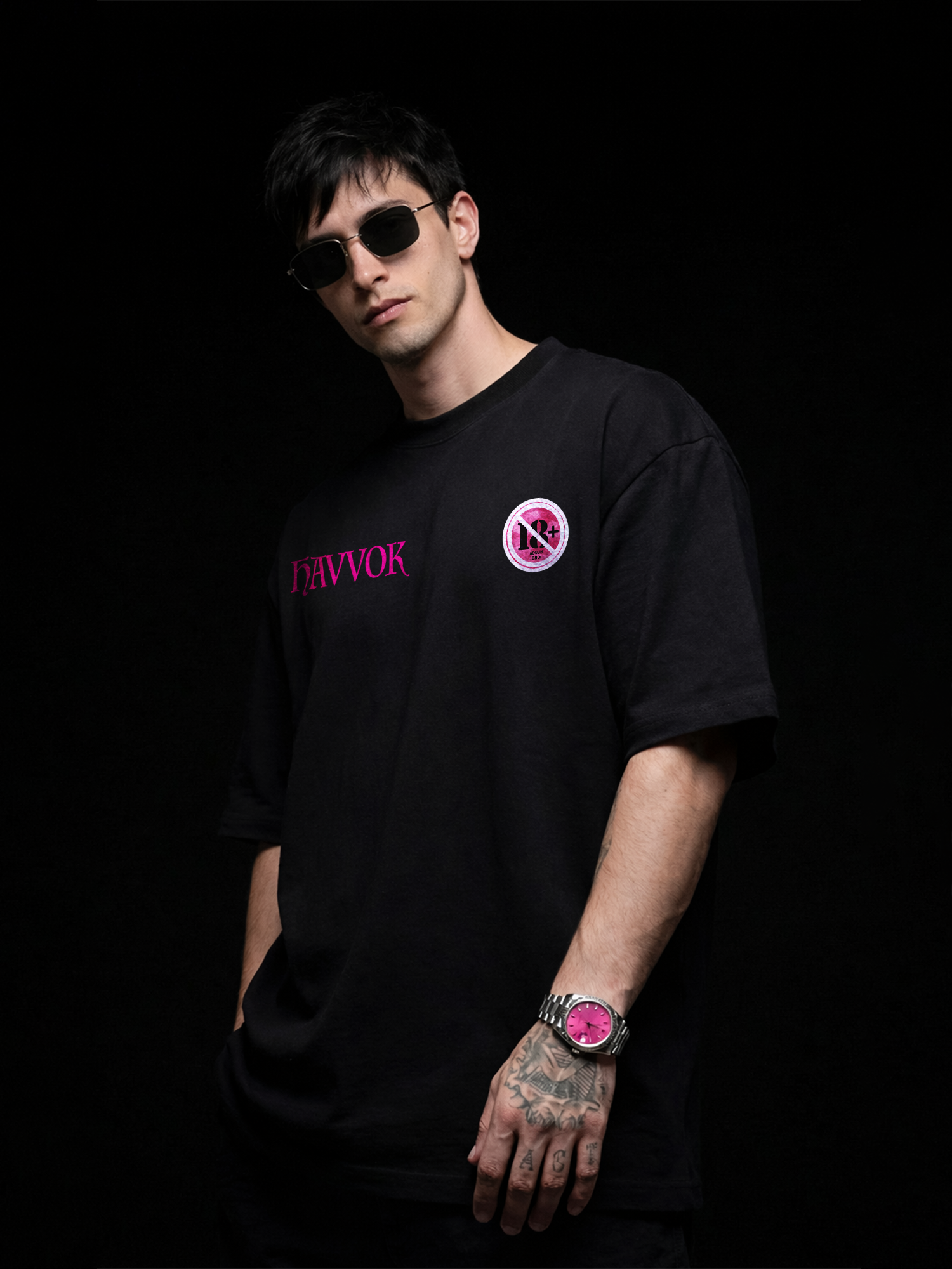 The Deluxe Disorder Unisex Black Oversized T-Shirt