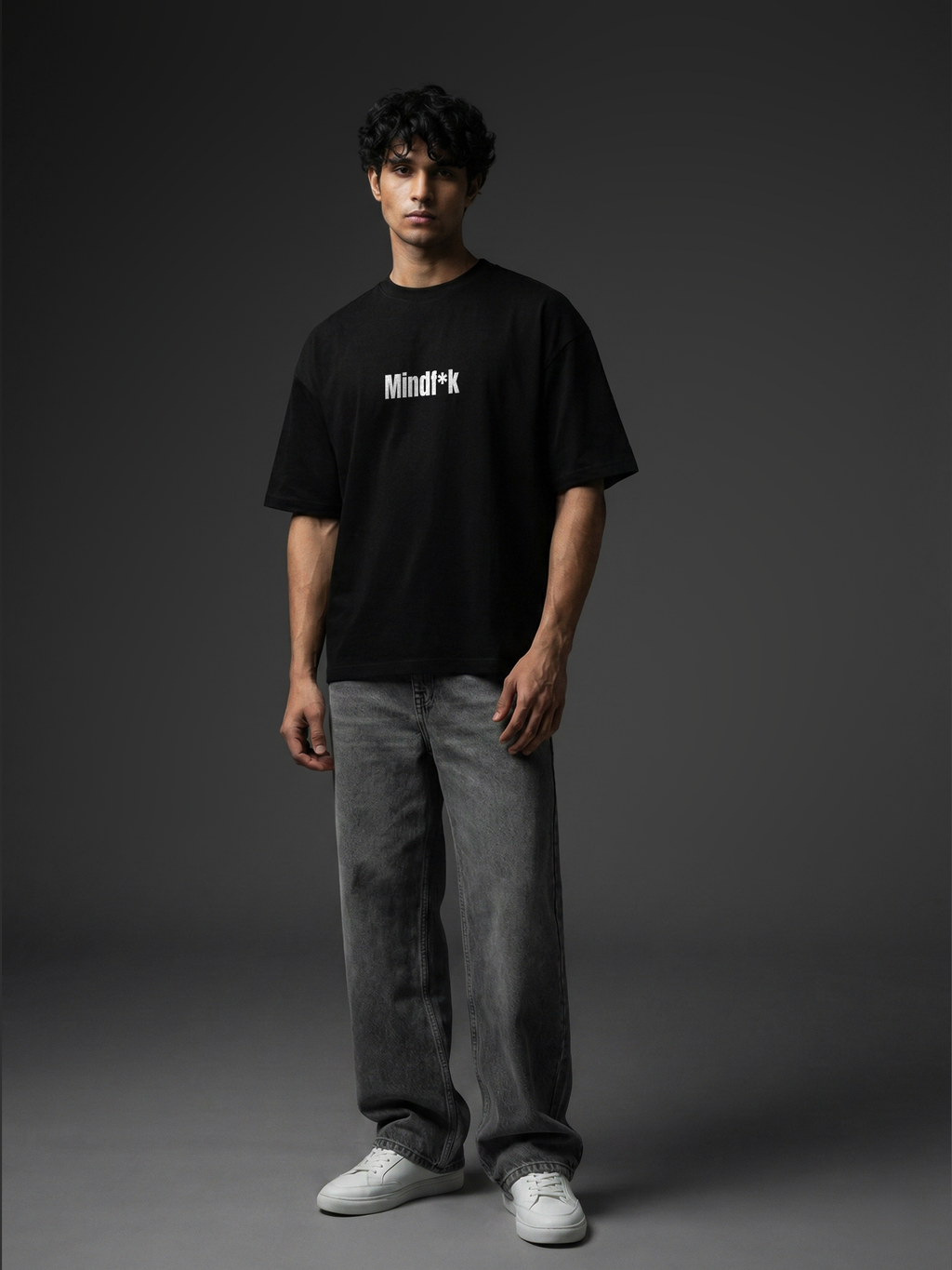 Shadow Plan Black Unisex Oversized Tshirt