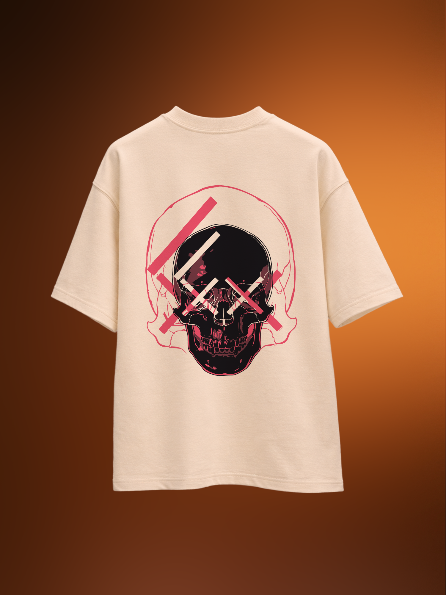 Cold Memory Unisex Off-White Oversized T-Shirt