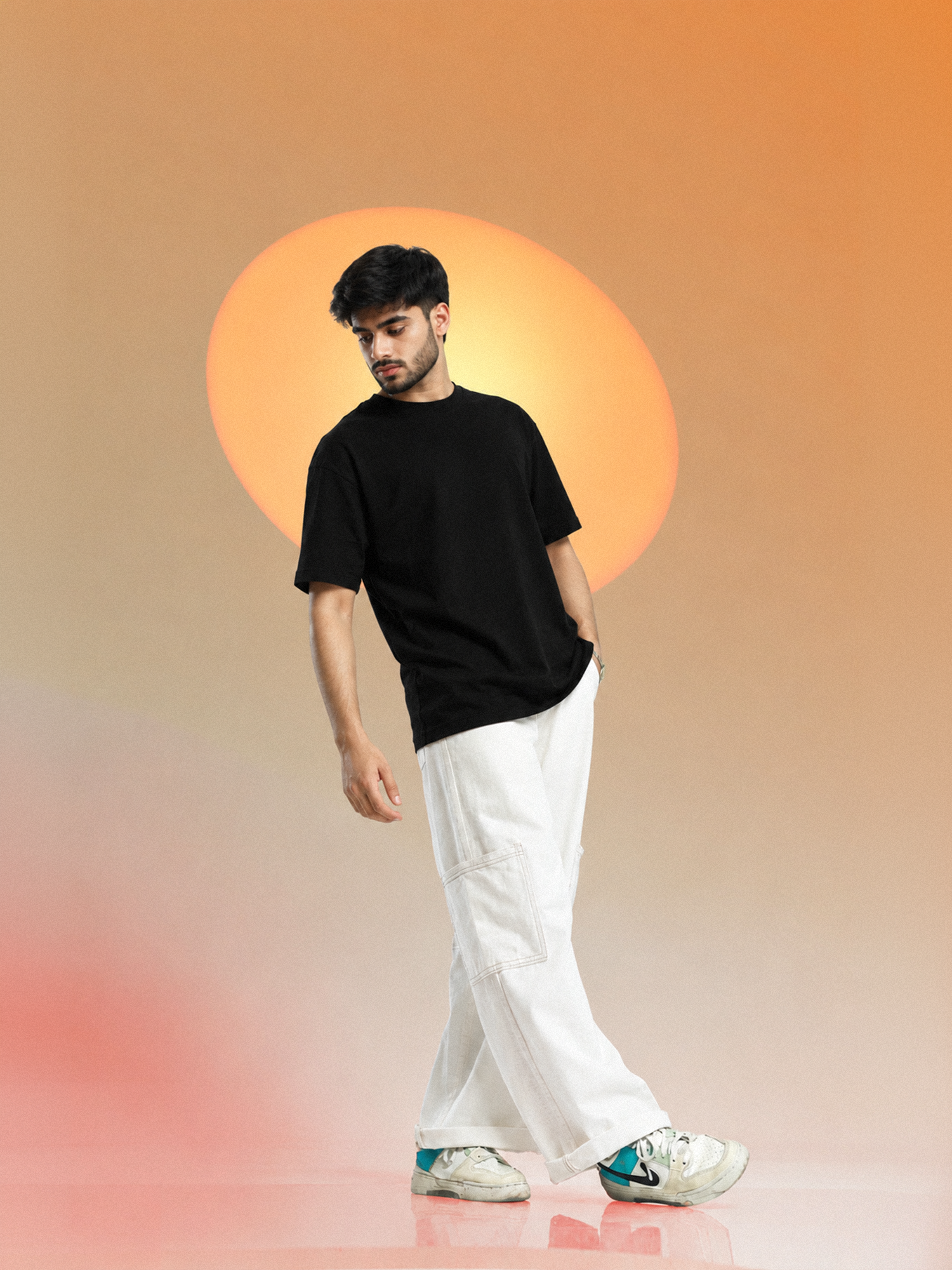 Classic Black Unisex Oversized T-Shirt