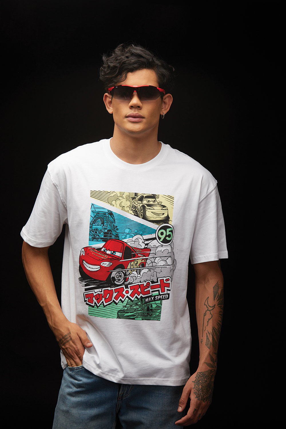95 Lightning McQueen Oversized T-shirt
