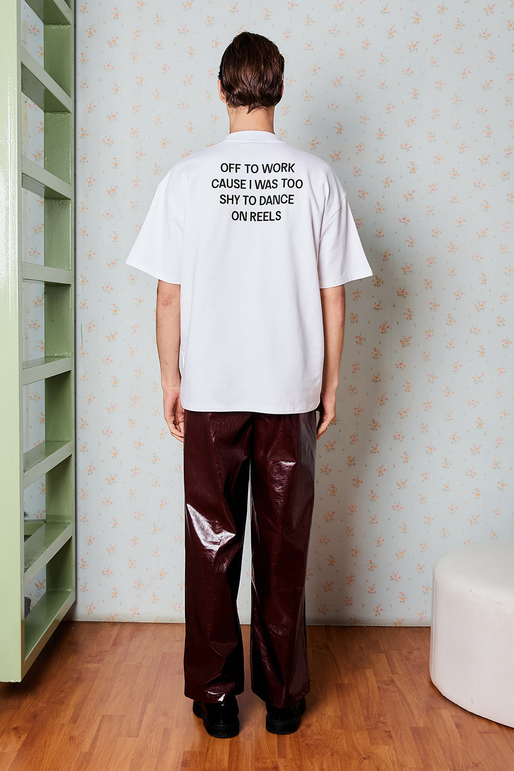 Anti-Reel Club White Oversized T-Shirt