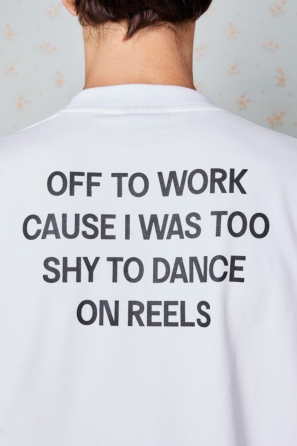 Anti-Reel Club White Oversized T-Shirt