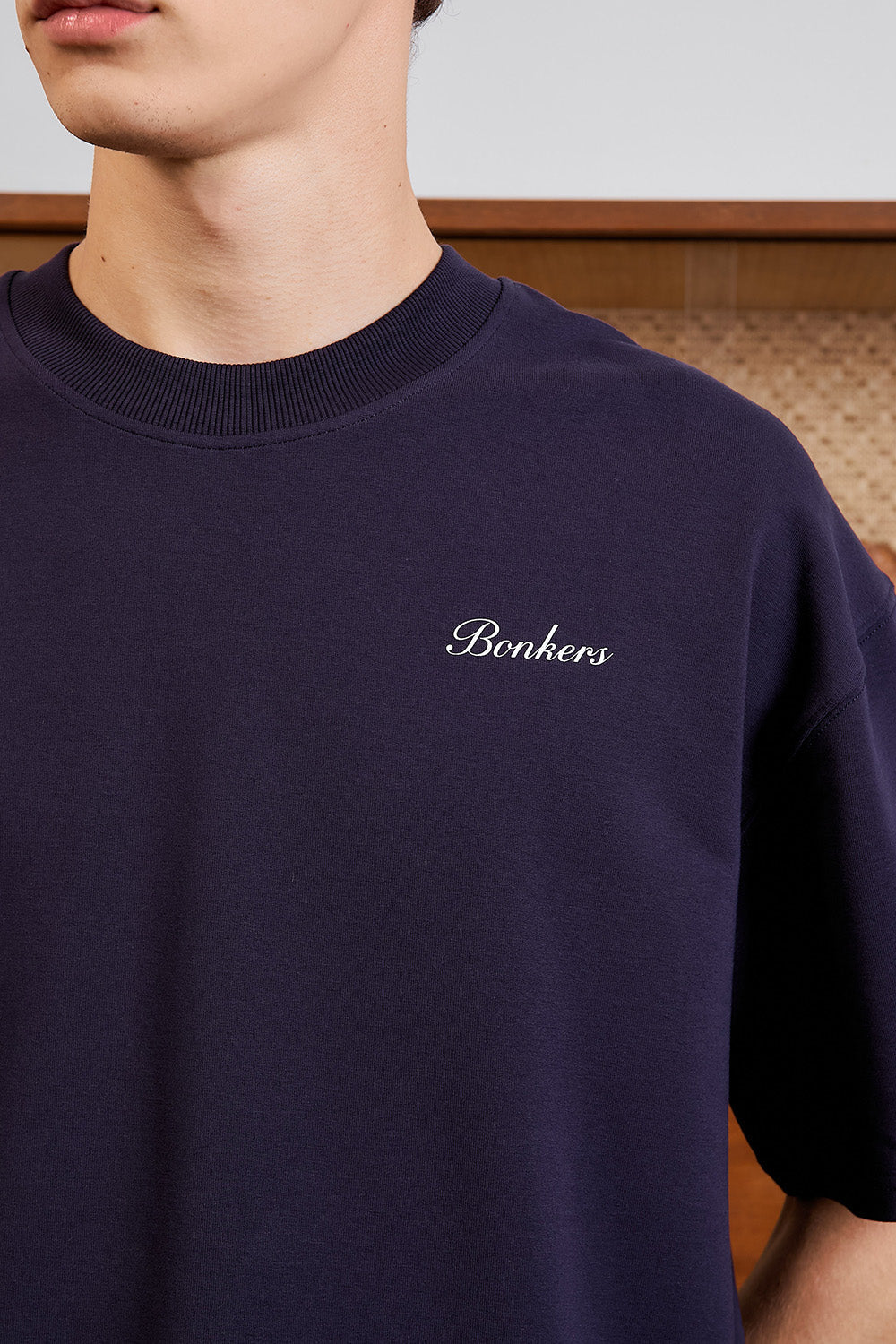 Anti-Reel Club Navy Blue Oversized T-shirt