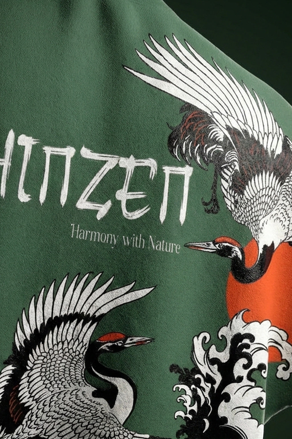 Shinzen Olive Back Printed Exclusive T-shirt Supreme Edition