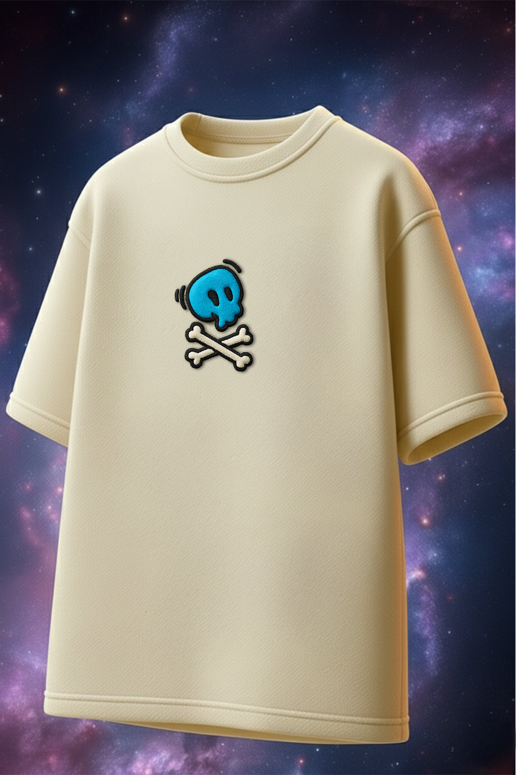 Wild Thing Swan White Oversized Puff Printed Exclusive T-shirt