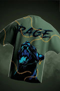 Black Panther Olive Back Printed Exclusive T-shirt Supreme Edition