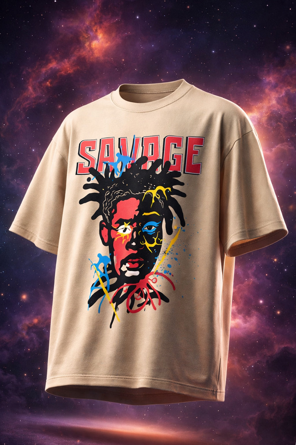 Savage Swanwhite Front Printed Exclusive T-shirt
