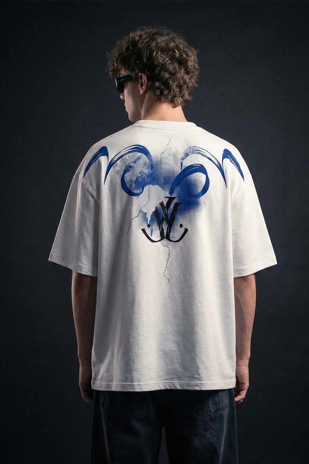 Beyond Normal White Printed Exclusive T-shirt