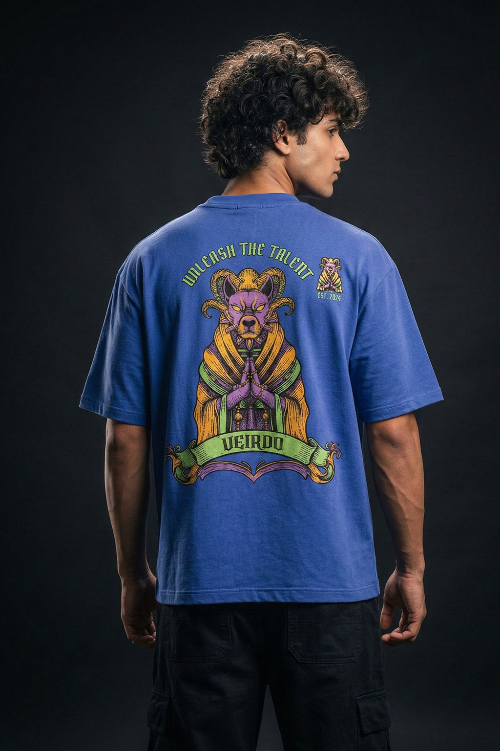 Veirdo Talent Blue Back Printed Exclusive T-shirt