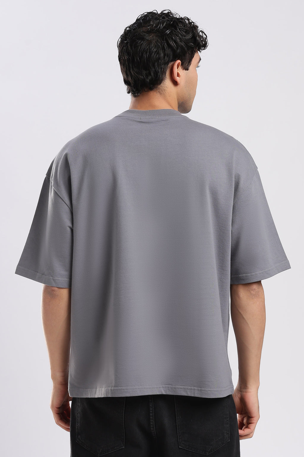 Grey Blazing Hawk Oversized T-shirt