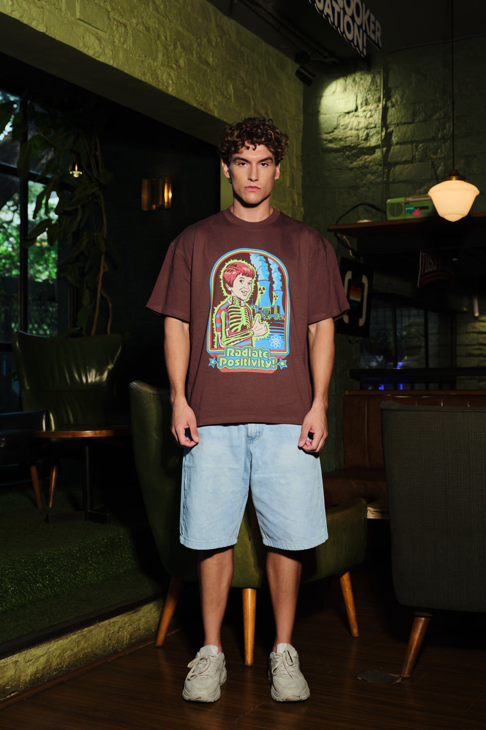 Radiate Positivity Oversized T-Shirt