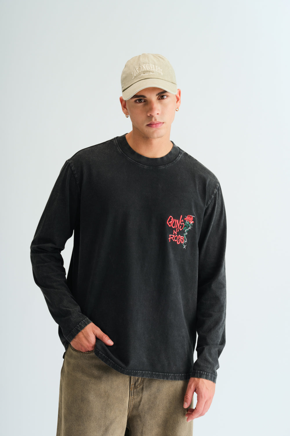 Black Guns N Roses Full Sleeves T-shirt