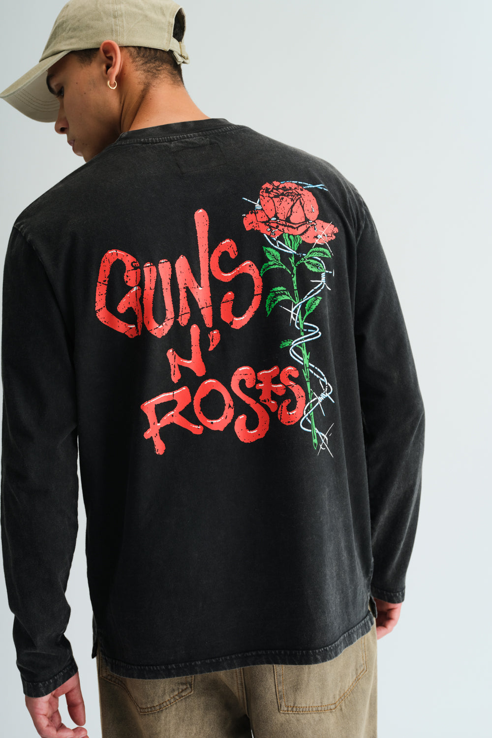 Black Guns N Roses Full Sleeves T-shirt
