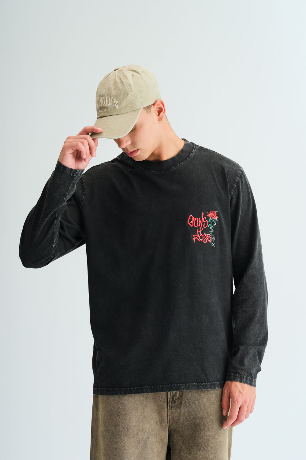 Black Guns N Roses Full Sleeves T-shirt
