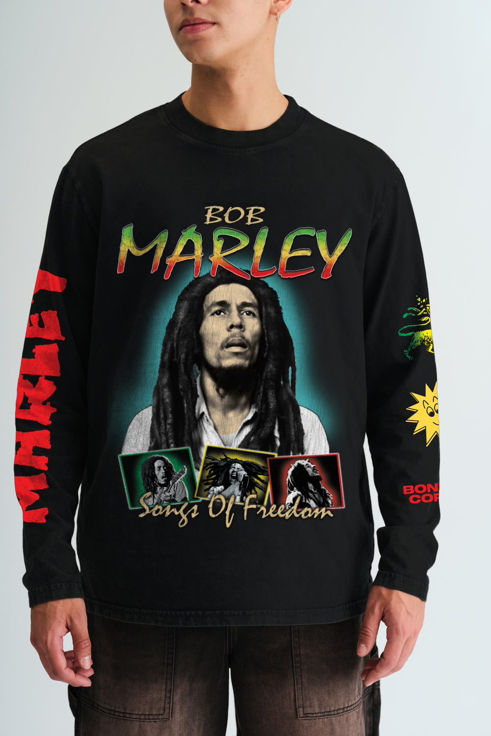Bob Marley Songs Of Freedom Full Sleeves T-shirt