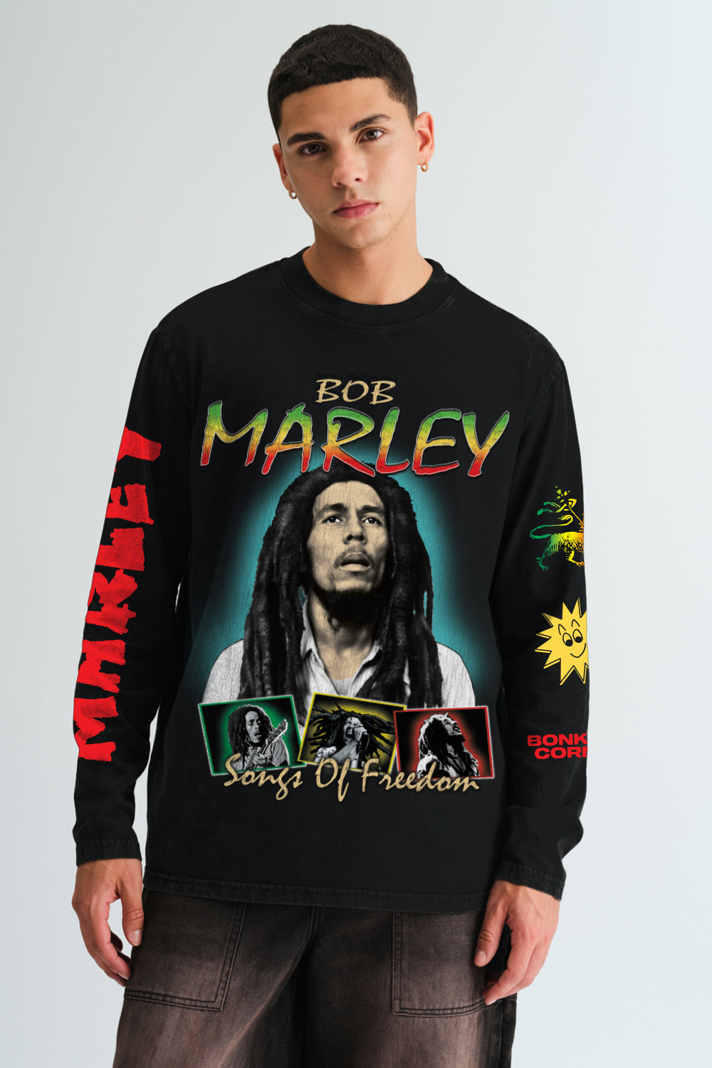 Bob Marley Songs Of Freedom Full Sleeves T-shirt
