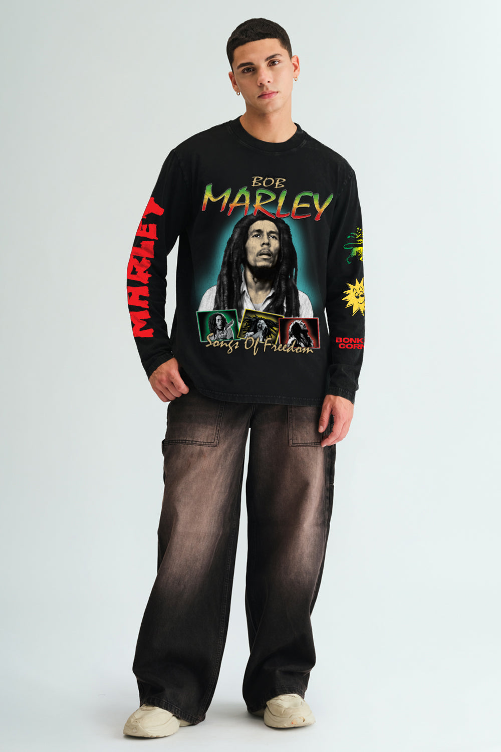 Bob Marley Songs Of Freedom Full Sleeves T-shirt