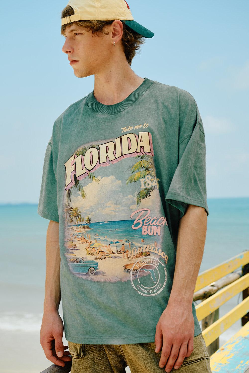 Florida Beach Bum Oversized T-shirt