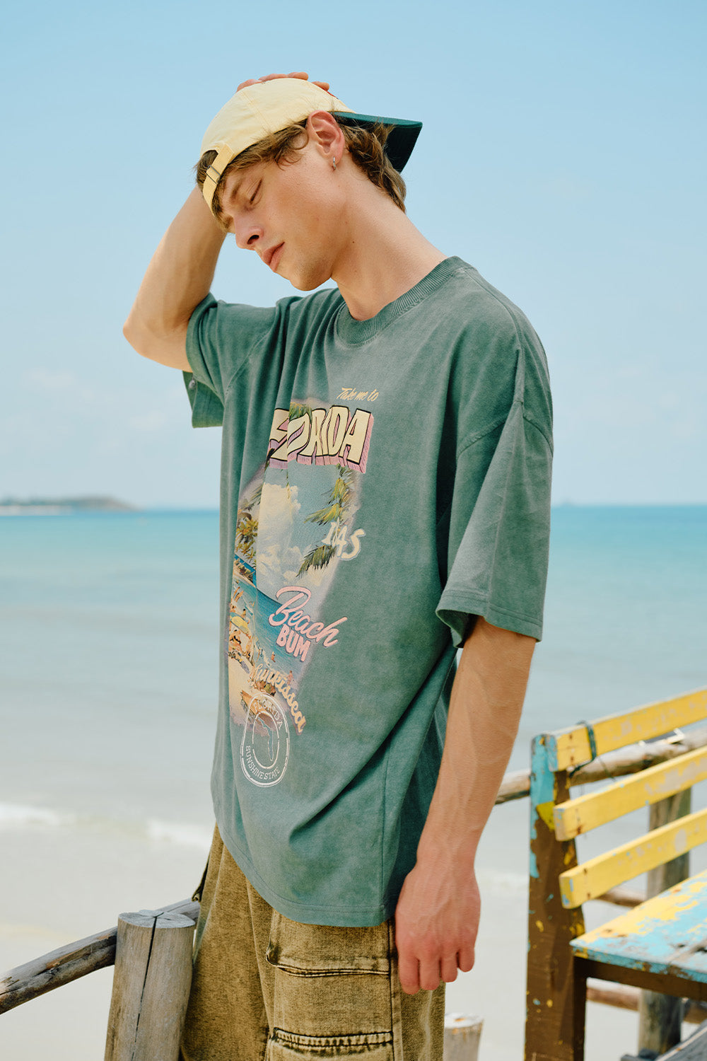 Florida Beach Bum Oversized T-shirt