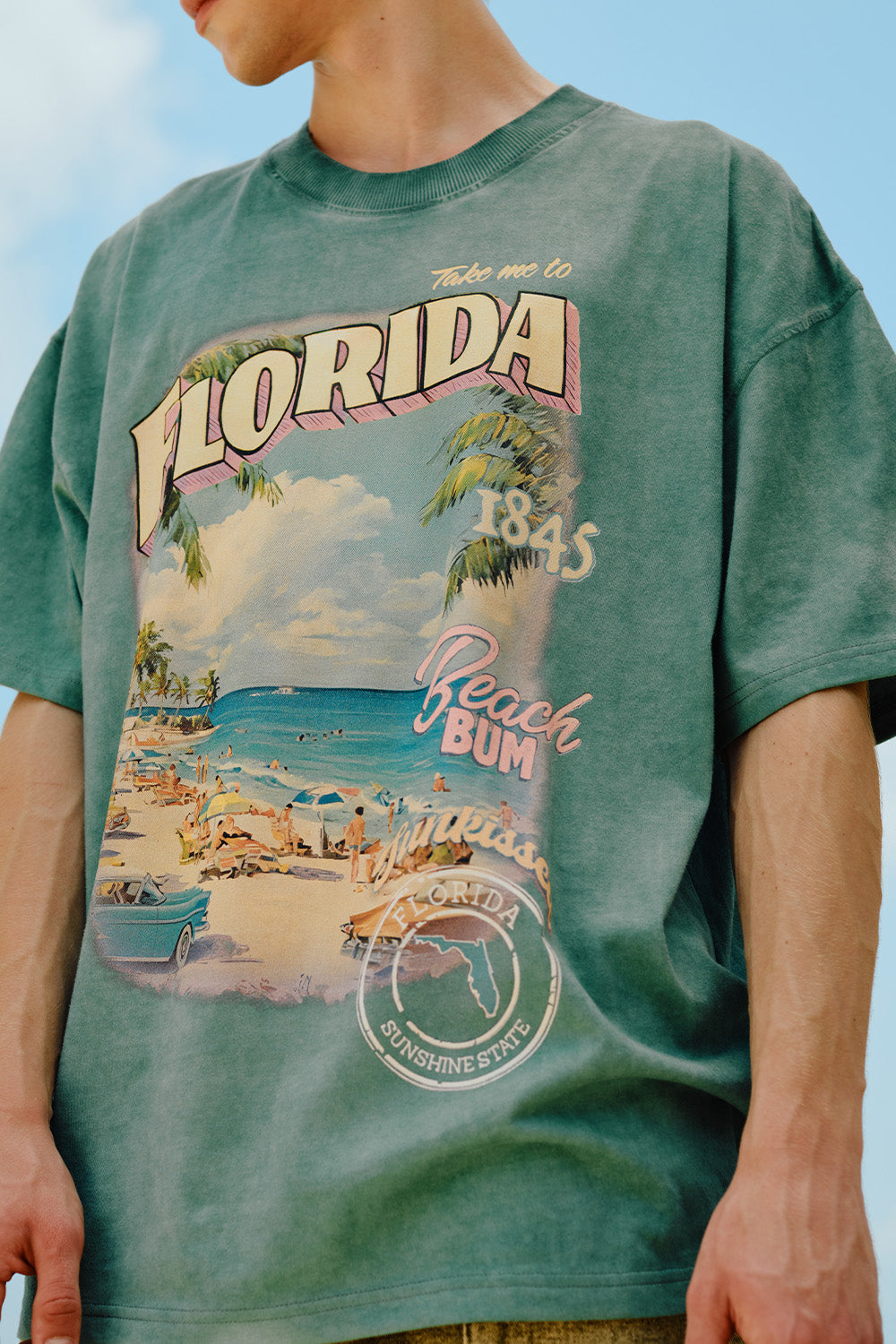 Florida Beach Bum Oversized T-shirt