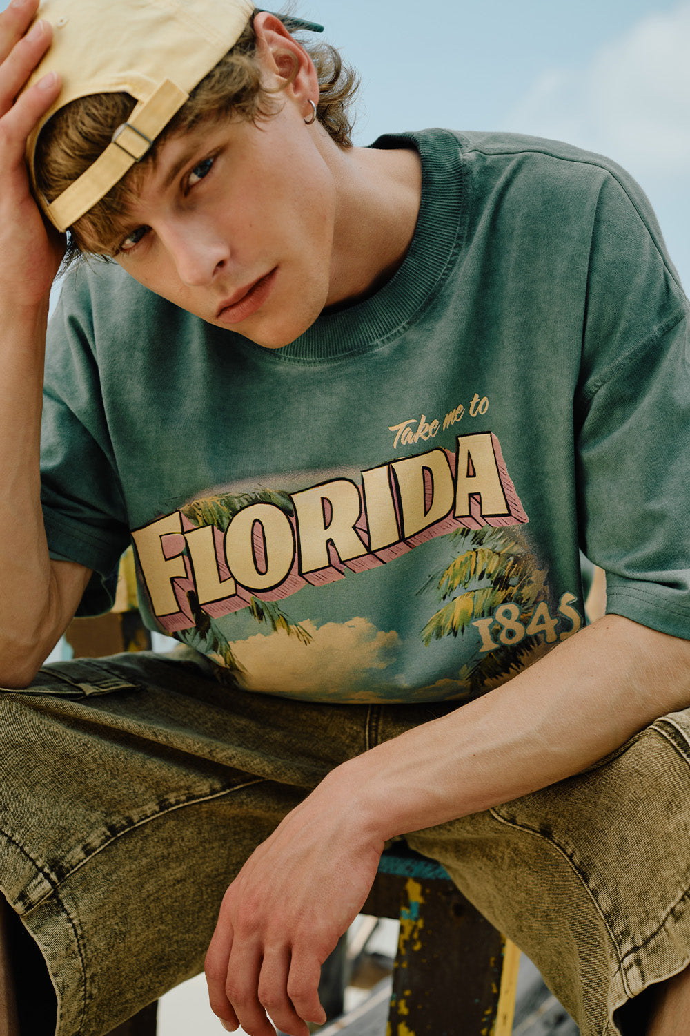 Florida Beach Bum Oversized T-shirt