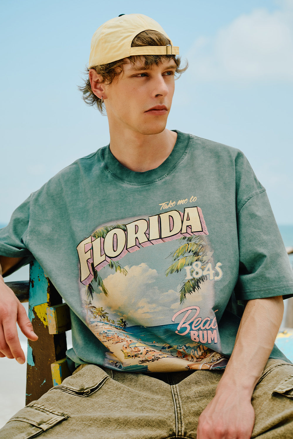 Florida Beach Bum Oversized T-shirt
