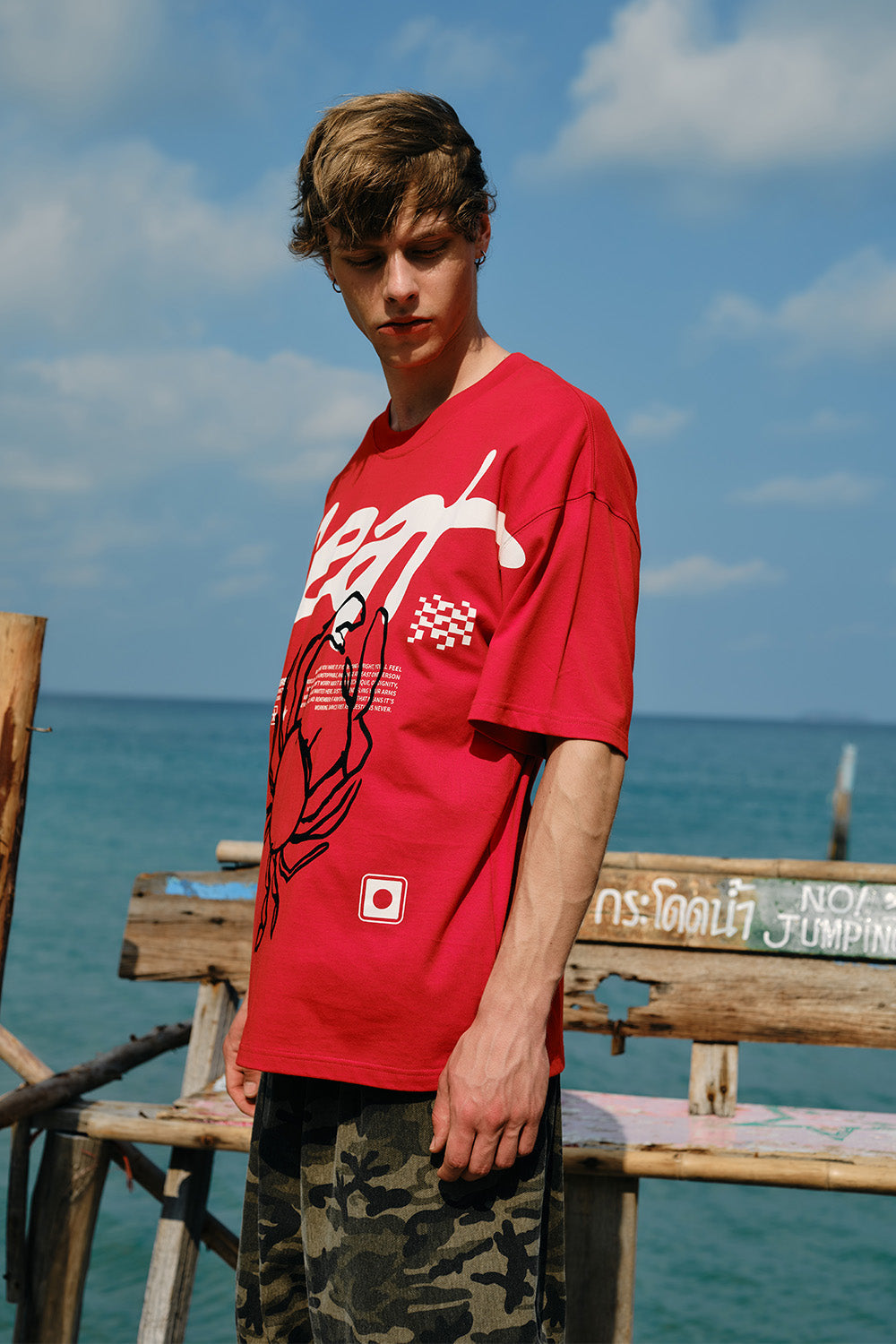 Snap Snap Oversized T-shirt