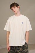 Playboy Core Off White Oversized T-shirt