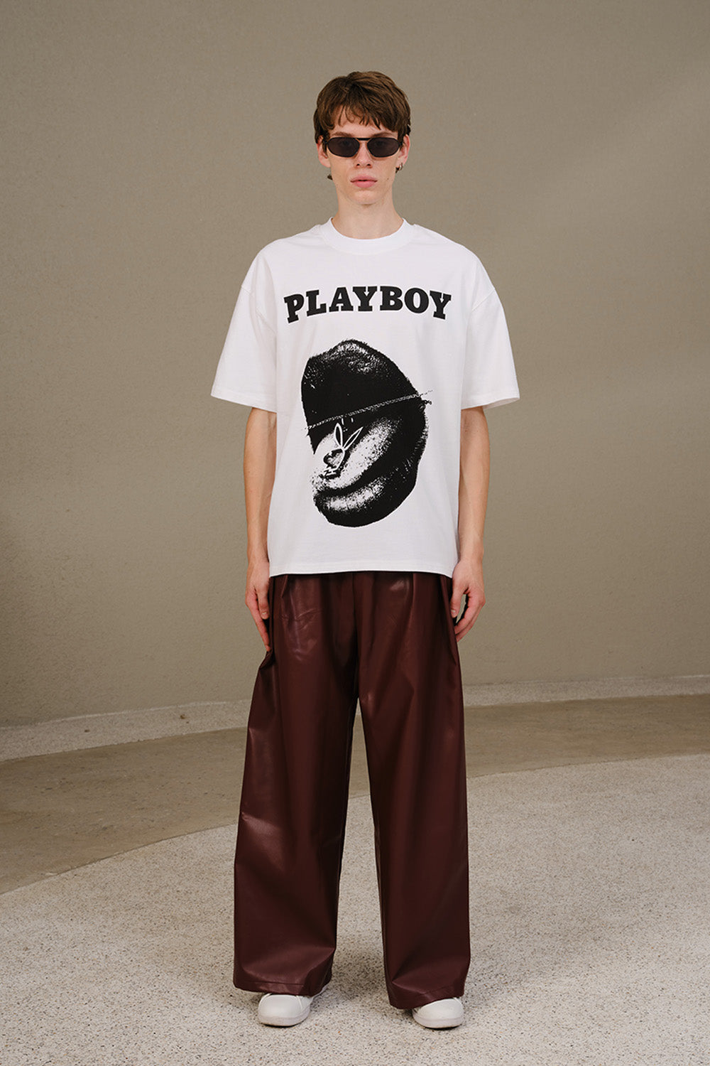 Abstract Lips Oversized T-shirt