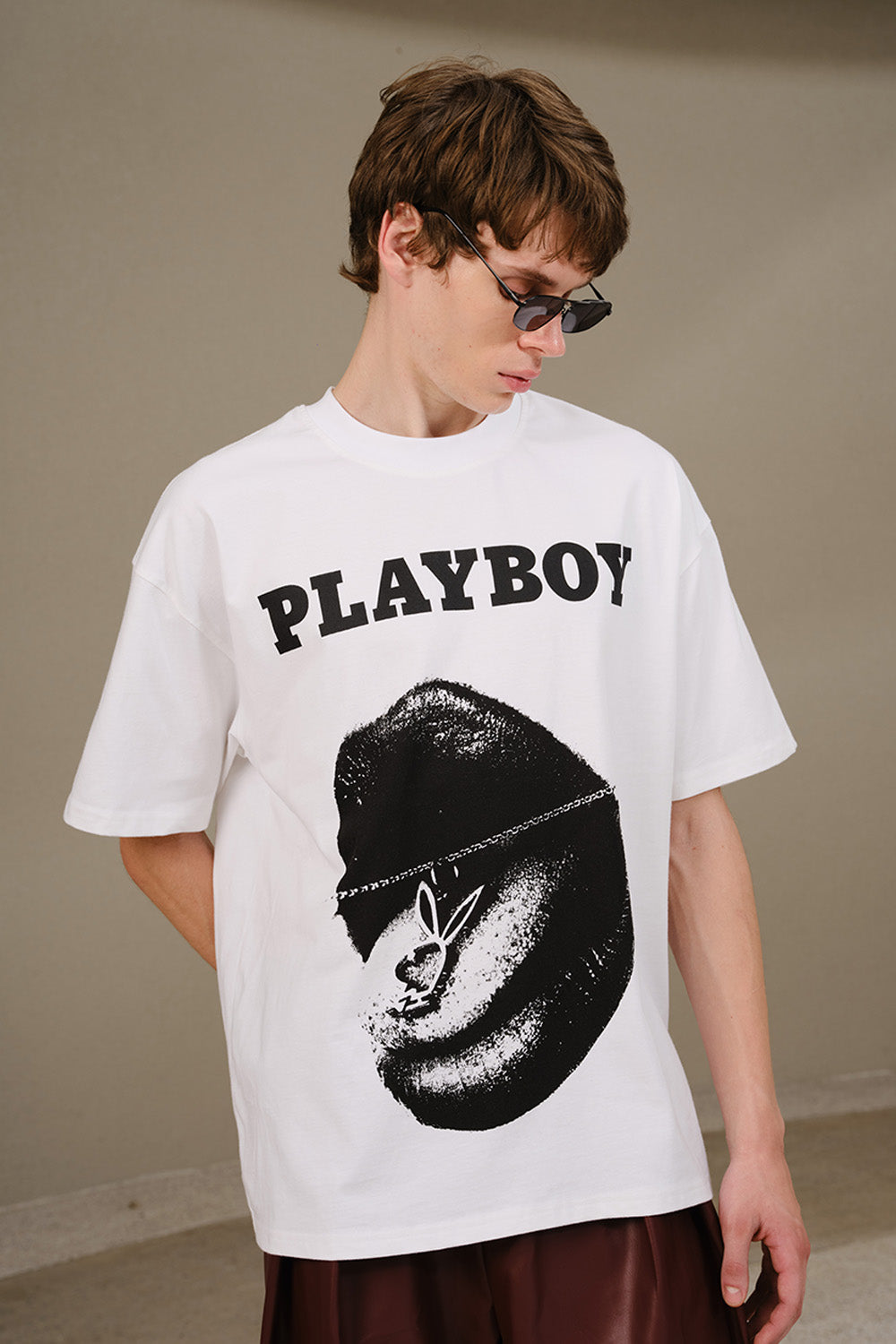Abstract Lips Oversized T-shirt