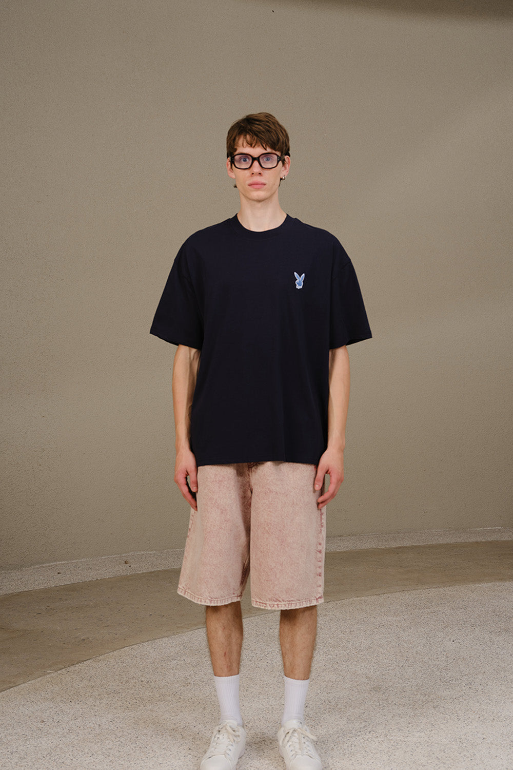 Playboy Core Black Oversized T-shirt