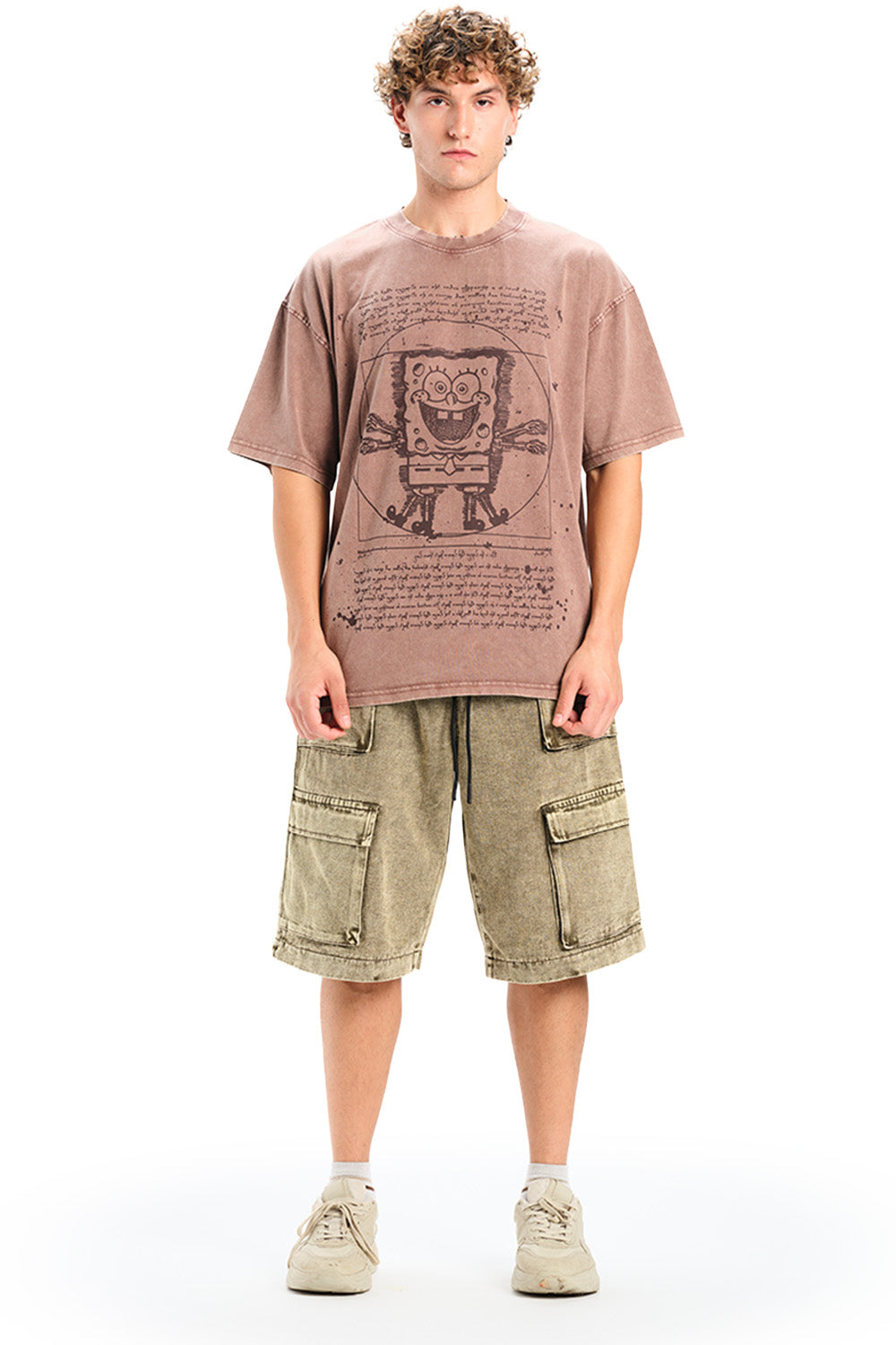 Dusty Brown SpongeBob T-shirt