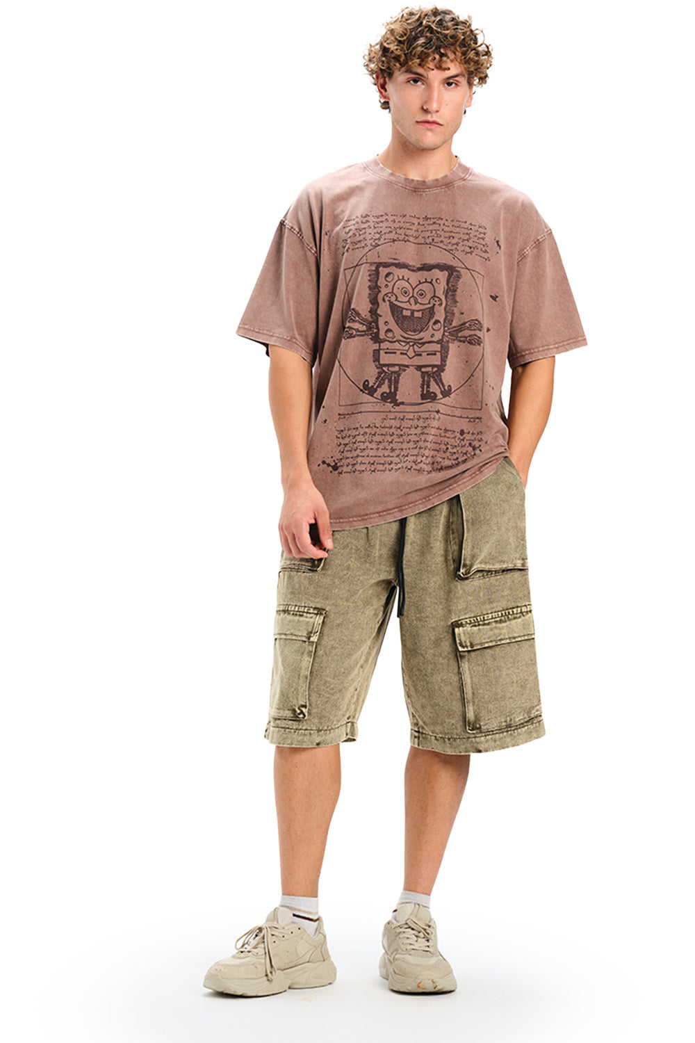 Dusty Brown SpongeBob T-shirt