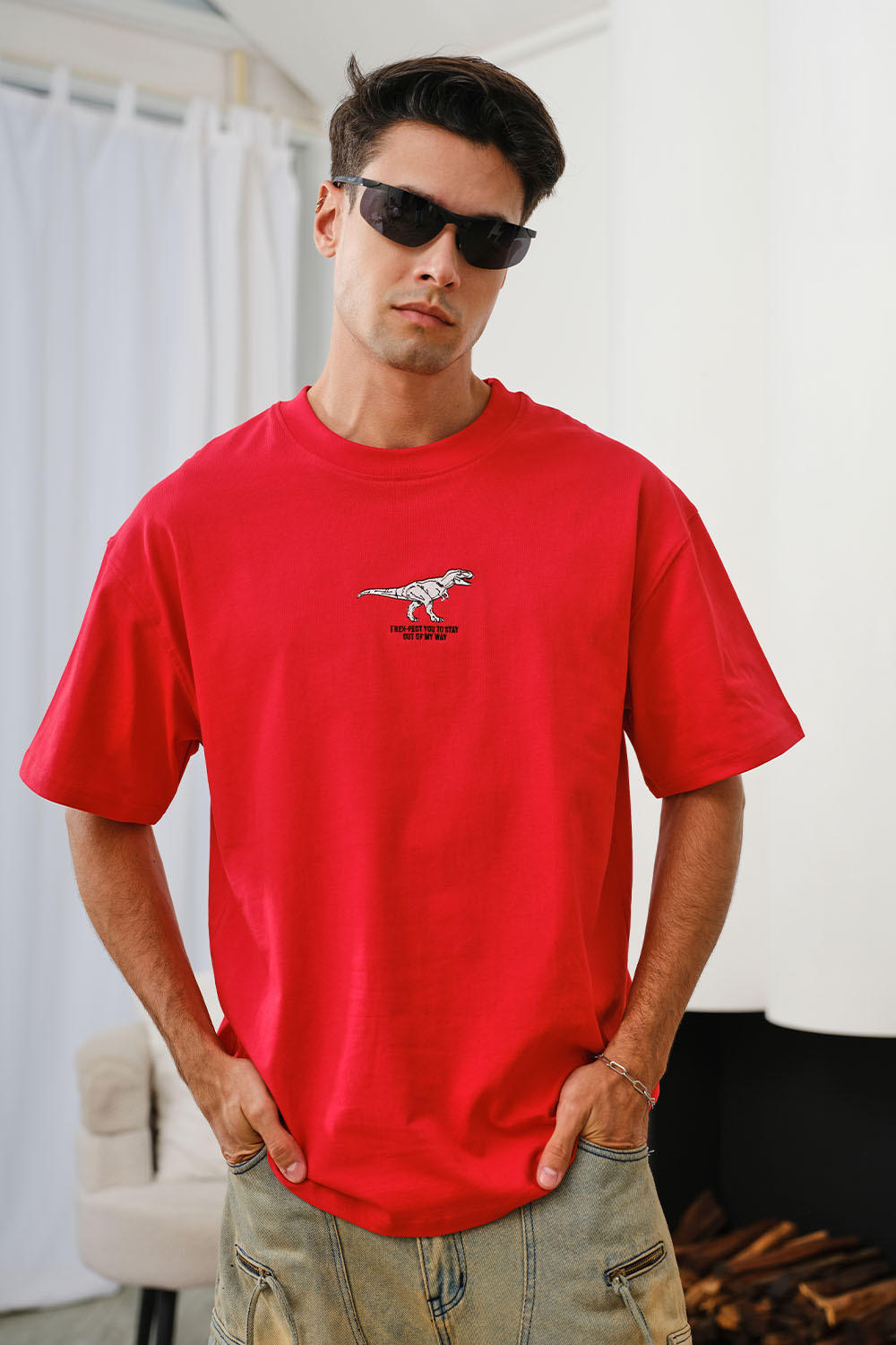 I Rex-pect You To Stay Out Of My Way Oversized T-shirt