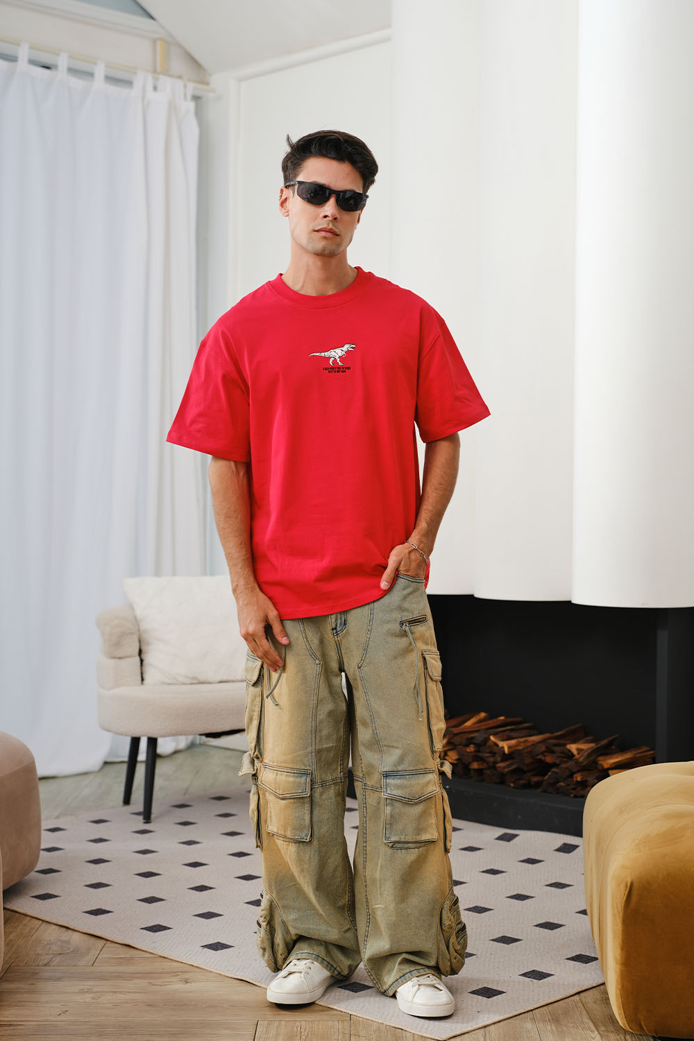 I Rex-pect You To Stay Out Of My Way Oversized T-shirt